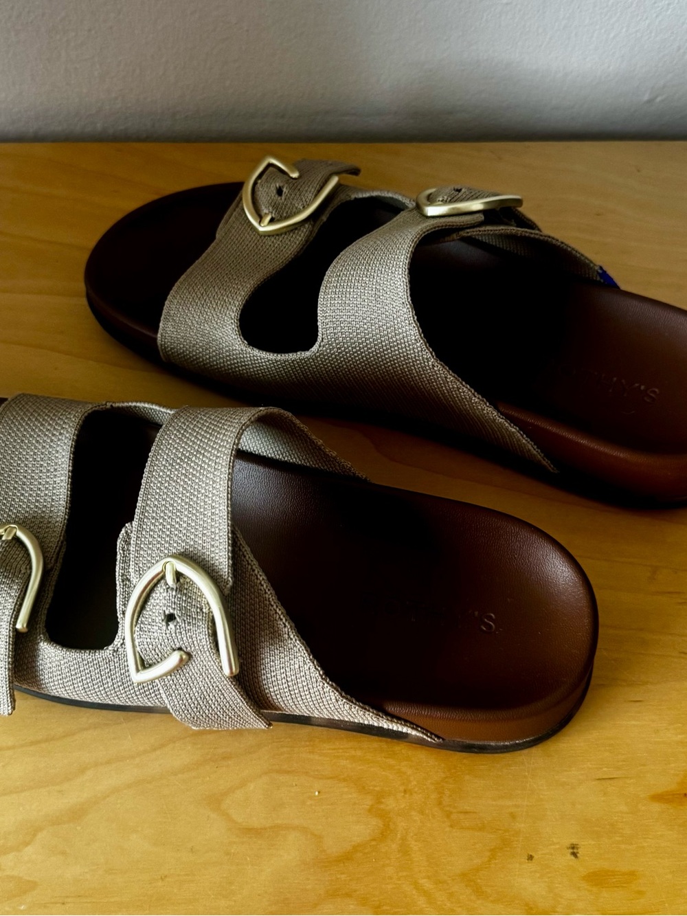 Rothy’s Buckle Slide - Dune - Picture 3 of 4